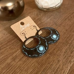 Brass && Turquoise Earrings